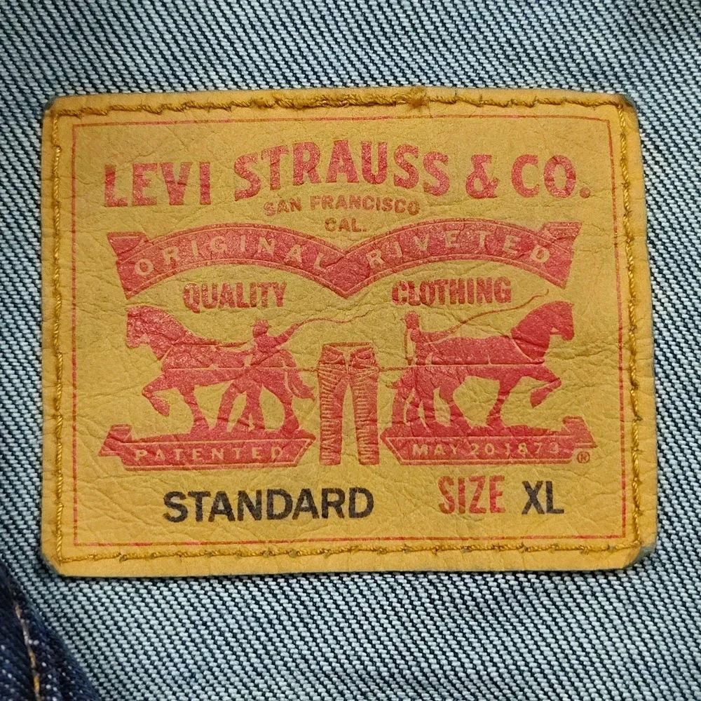 NEW Levi's Jean Jacket Men's XL Blue Denim Trucker Type 3 Outdoor Workwear